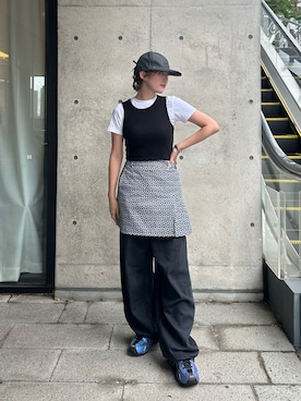 「NIKE（ナイキ）のアイテム」を使った、mahhiiさん（レディース・162cm）の夏コーディネート