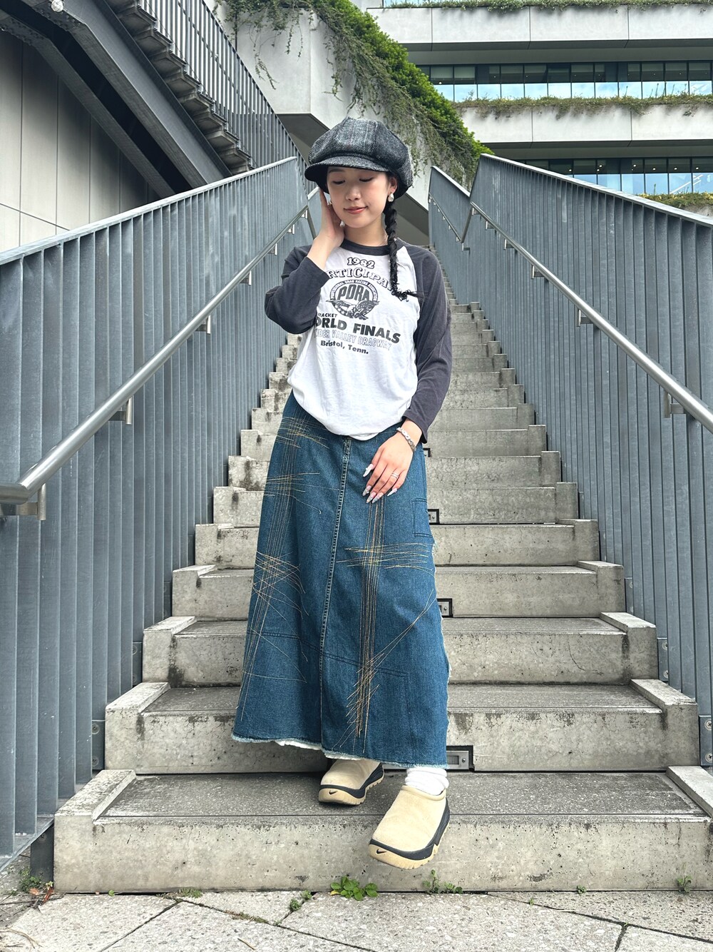 HYSTERIC GLAMOURのアイテムを使った「ラグランTシャツ」のレディース