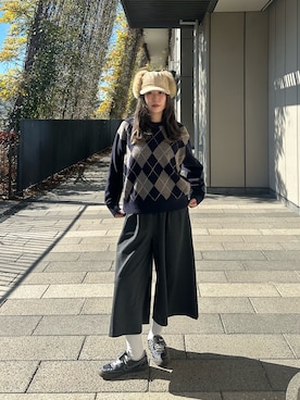 「ハイソックス」｜mahhiiさん（レディース・162cm）の秋コーディネート