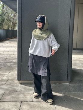 「アイテム（ハット）」を使った、mahhiiさん（レディース・162cm）の秋コーディネート