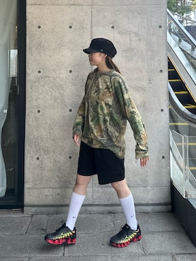 「アイテム（キャスケット）」を使った、mahhiiさん（レディース・162cm）の秋コーディネート