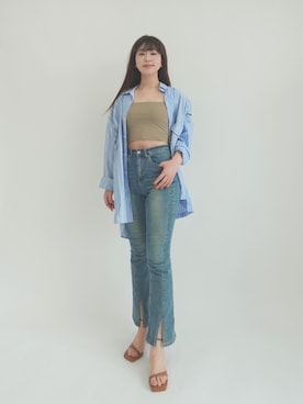 OURWACOALさん（レディース・166cm）の春コーディネート