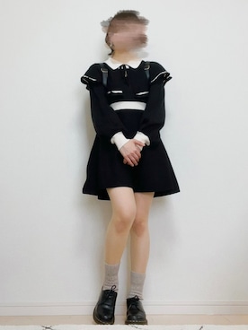 「アイテム（ドレスシューズ）」を使った、KEさん（レディース・155cm）の秋コーディネート