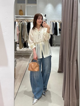 「mystic（ミスティック）のアイテム」を使った、𝗍𝗈𝗆𝗈𝗄𝖺さん（レディース・164cm）の春コーディネート