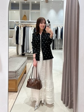 「mystic（ミスティック）のアイテム（ボストンバッグ）」を使った、𝗍𝗈𝗆𝗈𝗄𝖺さん（レディース・164cm）の春コーディネート