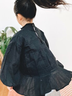 「ポニーテール」｜「アイテム（シャツワンピース）」を使った、湖の都の晴れる道さん（レディース・154cm）の秋コーディネート