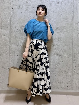「アイテム（パンプス）」を使った、SAORIさん（レディース・164cm・30代）の夏コーディネート