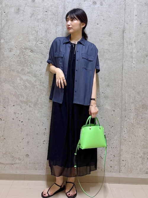 ROPE'（ロペ） ブラウス シャツ 「洗える・カセット服」バックサテン