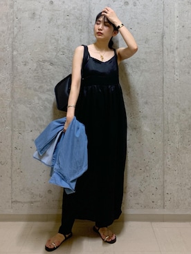 「アイテム（ワンピース/ドレス）」を使った、SAORIさん（レディース・164cm・30代）の夏コーディネート