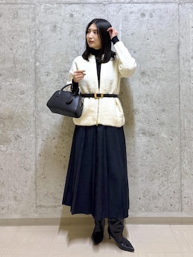 「ROPE'（ロペ）のアイテム」を使った、SAORIさん（レディース・164cm）の秋コーディネート
