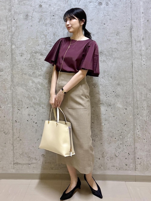 ROPE' / ロペ 【洗える】フレアスリーブオーバーブラウス【WEB・一部店舗限定】 WEB・一部店舗限定】フレアスリーブオーバーブラウス/洗える