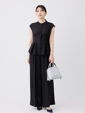 「ROPE'（ロペ）のアイテム」を使った、SAORIさん（レディース・164cm）の春コーディネート