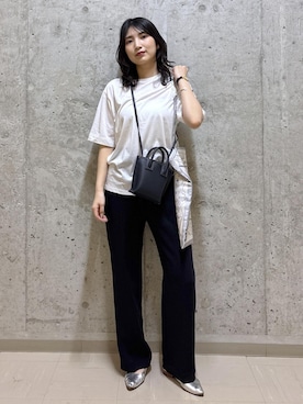 「アイテム（トートバッグ）」を使った、SAORIさん（レディース・164cm・30代）の夏コーディネート