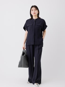 「ROPE'（ロペ）のアイテム」を使った、SAORIさん（レディース・164cm）の春コーディネート