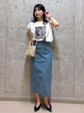 「アイテム（パンプス）」を使った、SAORIさん（レディース・164cm・30代）の夏コーディネート