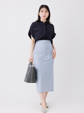 「ROPE'（ロペ）のアイテム」を使った、SAORIさん（レディース・164cm）の春コーディネート