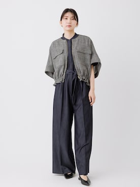 「ROPE'（ロペ）のアイテム」を使った、SAORIさん（レディース・164cm）の春コーディネート