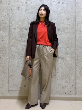 「E'POR（エポール）のアイテム」を使った、SAORIさん（レディース・164cm）の冬コーディネート