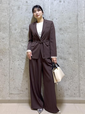 「E'POR（エポール）のアイテム」を使った、SAORIさん（レディース・164cm）の春コーディネート