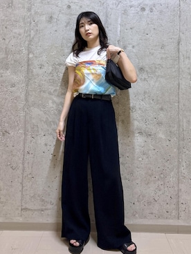 「アイテム（ハンドバッグ）」を使った、SAORIさん（レディース・164cm・30代）の夏コーディネート