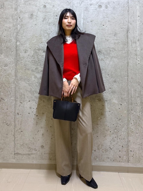 美品 フォクシー カシミヤ ショートコート ニット ケーブル 40 ブラック レディース ノーカラー ショート コート通販 [0204-57454