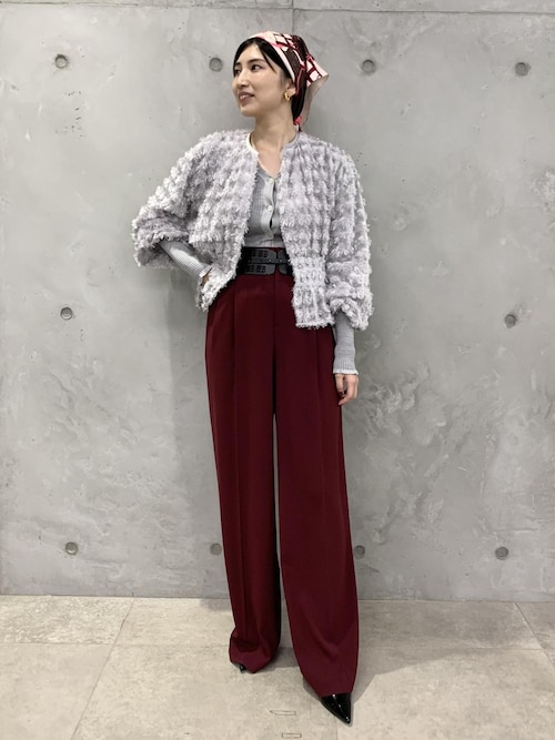 ROPE'（ロペ） ベルト カッティングデザインワイドベルト レディース