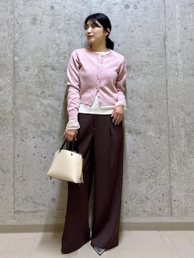 「E'POR（エポール）のアイテム」を使った、SAORIさん（レディース・164cm）の春コーディネート