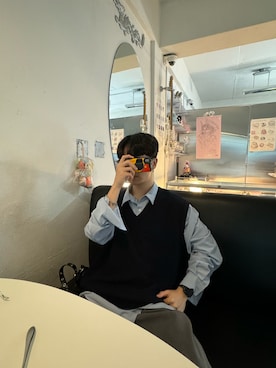 「COS（コス）のアイテム（トップス）」を使った、chung901さん（メンズ・171cm）の春コーディネート