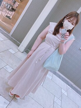 Classicalelf クラシカルエルフ の 綿100 ロングマキシ丈無地フレアワンピース 半袖 ワンピース Wear Classicalelf クラシカルエルフ の 綿100 ロングマキシ丈無地フレアワンピース 半袖 ワンピース Wear