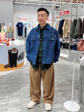 蔡昕翔さん(メンズ・166cm)の秋コーディネート