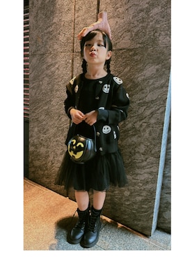 「halloween」｜「アイテム（ワンピース/ドレス）」を使った、carol5472さん（キッズ・123cm）の秋コーディネート