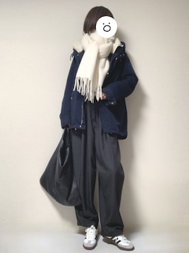 coukoさん（レディース・163cm）の冬コーディネート