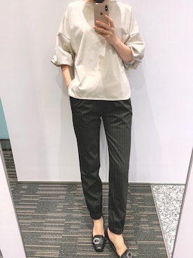 「elegance卑弥呼（エレガンスヒミコ）のアイテム」を使った、coukoさん（レディース・163cm）の春コーディネート