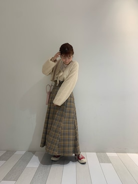 「ショートニット」｜matsui misakiさん（レディース・159cm）の秋コーディネート