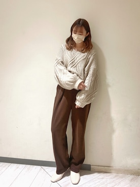「ブーツコーデ」｜「アイテム（その他）」を使った、𝚗𝚊𝚐𝚒𝚜𝚊さん（レディース・155cm）の冬コーディネート
