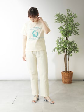 「SETUP7（セットアップセブン）のアイテム」を使った、hitoさん（レディース・163cm）の夏コーディネート