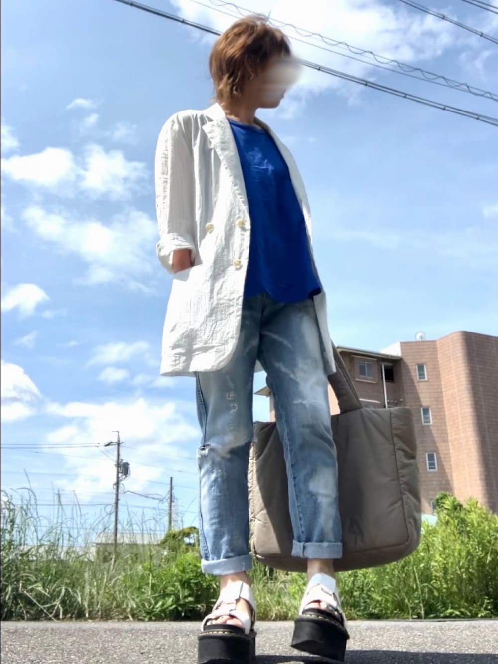 MM6 Maison Margiela パール付きテーラードジャケット 1103172023_636379c7f0b32.jpeg