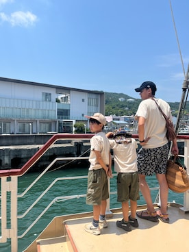 neskaさん（キッズ・127cm）の夏コーディネート