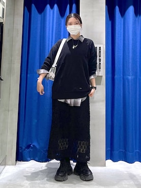 「アイテム（スウェット）」を使った、Natsukii/나츠키さん（レディース・164cm・20代）の秋コーディネート