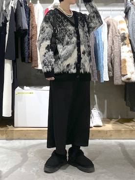 「アイテム（ニットキャップ/ビーニー）」を使った、Natsukii/나츠키さん（レディース・164cm・20代）の冬コーディネート