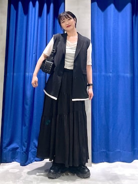 「アイテム（その他アウター）」を使った、Natsukii/나츠키さん（レディース・164cm・20代）の夏コーディネート