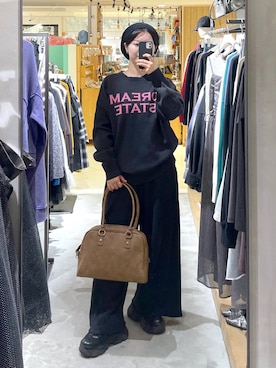 「アイテム（ハンチング/ベレー帽）」を使った、Natsukii/나츠키さん（レディース・164cm・20代）の秋コーディネート