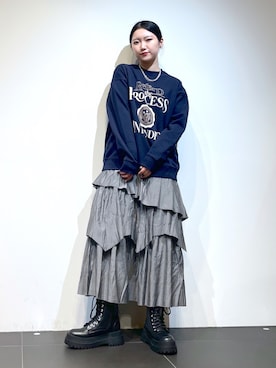 Natsukii/나츠키さん（レディース・164cm）の冬コーディネート