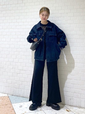 「#オトナカジュアル」｜「アイテム（ジャケット/アウター）」を使った、Natsukii/나츠키さん（レディース・164cm）の冬コーディネート