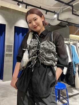 「アイテム（その他トップス）」を使った、Natsukii/나츠키さん（レディース・164cm・20代）の夏コーディネート