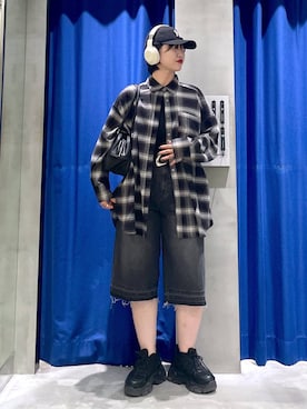 「アイテム（帽子）」を使った、Natsukii/나츠키さん（レディース・164cm・20代）の夏コーディネート