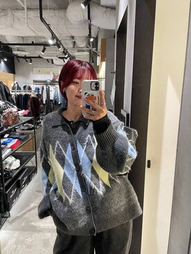 「PAGEBOY（ページボーイ）のステッチバックルバッグ（ショルダーバッグ、ブラック系）」を使った、Natsukii/나츠키さん（レディース・164cm）の秋コーディネート