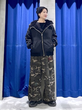 「アイテム（スウェットパンツ）」を使った、Natsukii/나츠키さん（レディース・164cm・20代）の秋コーディネート