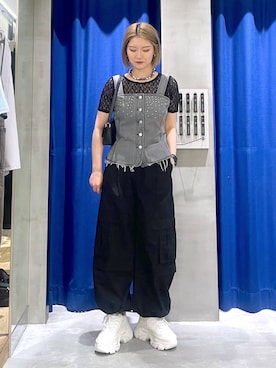 「アイテム（その他トップス）」を使った、Natsukii/나츠키さん（レディース・164cm・20代）の夏コーディネート