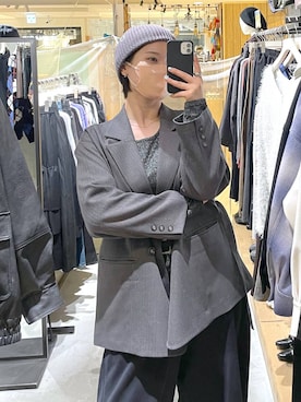 「PAGEBOY（ページボーイ）のサイドタックルーズウラケパンツ/イージーパンツ【4color・2size】（スウェットパンツ）」を使った、Natsukii/나츠키さん（レディース・164cm・20代）の秋コーディネート
